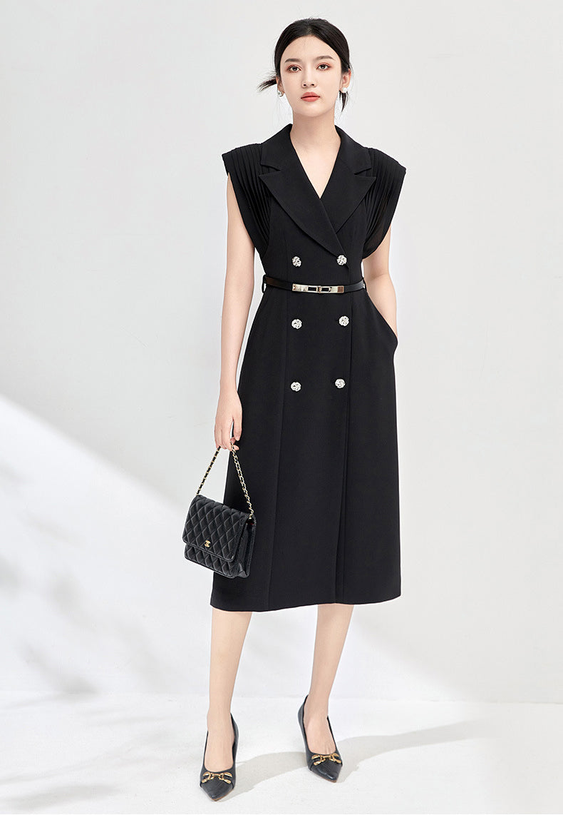 Elegant Sleeveless  Professional Look  Dress