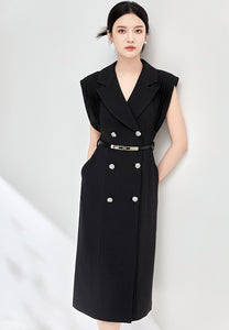 Elegant Sleeveless  Professional Look  Dress